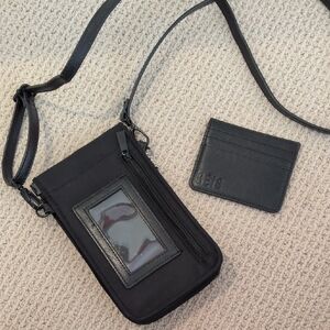 BEIS Black Crossbody Pouch and Card Case